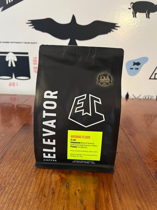 Elevator Ground Floor blend, 12 oz beans