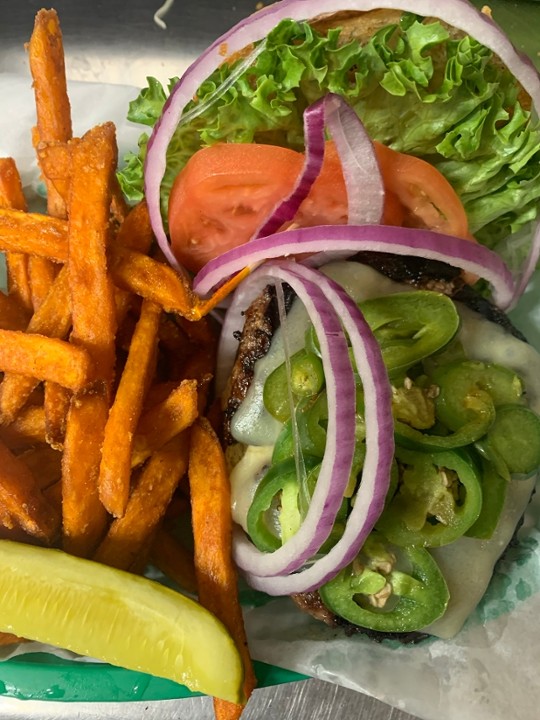 Jalapeno Cheddar Burger