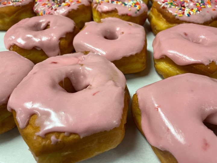 Raised Ring w/ Strawberry Icing