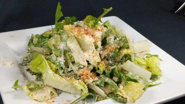 Romaine & Local Baby Arugula Caesar Salad