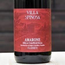 96 Amarone'17 della Valpolicella Classico d.o.c.g., Villa Spinosa, Veneto  16.5%