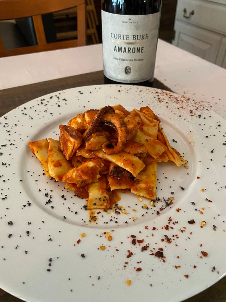 AGNOLOTTI AL POLPO ARRABBIATO