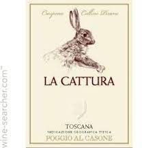 35 LA CATTURA'18 i.g.t. Organic, non GMO Poggio al Casone Toscana 12.5%  92 POINTS