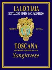 TOSCANA SANGIOVESE MONTALCINO'17 i.g.t., LA LECCIAIA ITALIA 13.5%