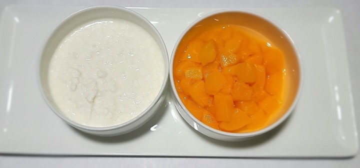 Cottage Cheese & Peaches
