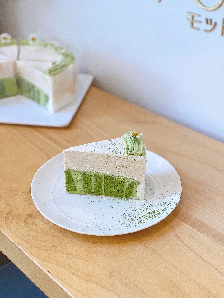 Matcha Yuzu Chiffon Crepe Cake 抹茶柚子千層