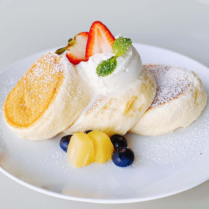 Cheese Mousse Souffle Pancakes