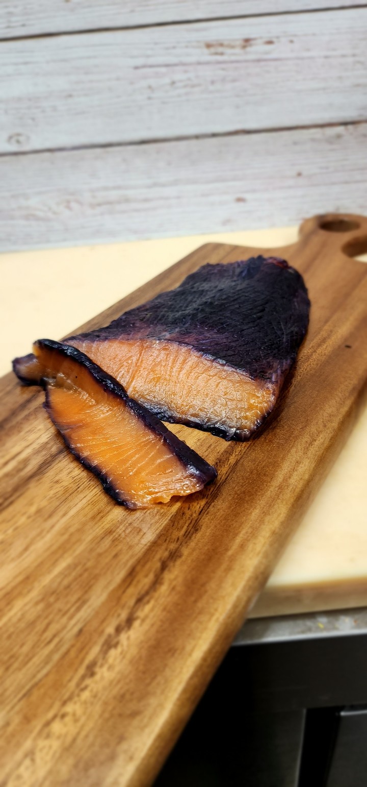 Blueberry Cured Salmon