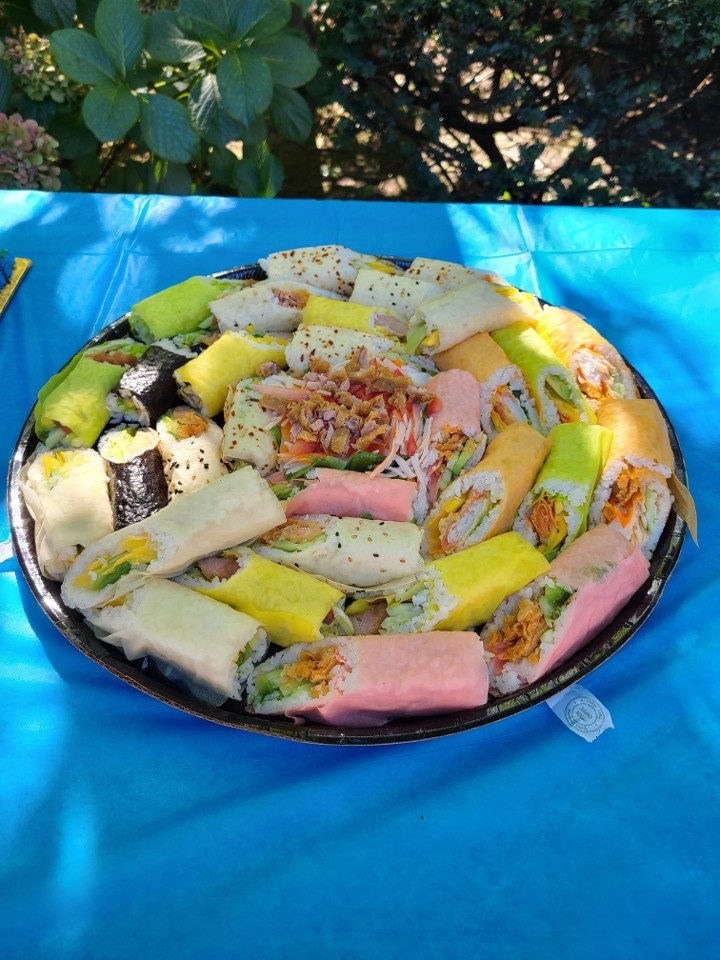 Large Meat Sushi Burrito Platter