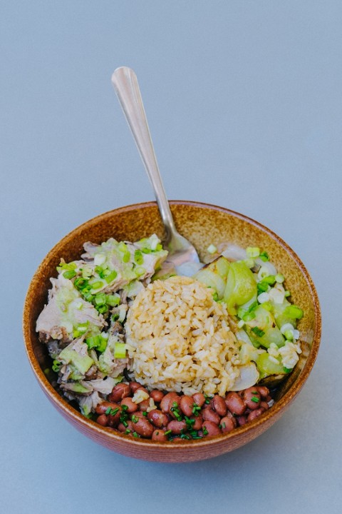 Cuban Roasted Pork Rice & Bean Bowl