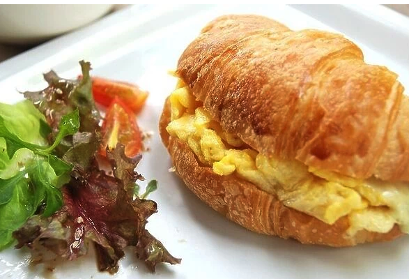 Egg in Croissant