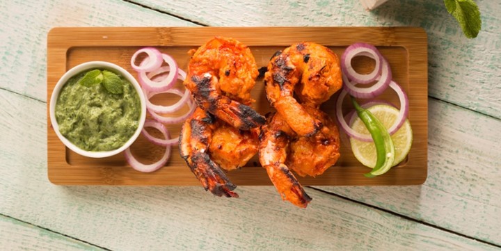 Tandoori shrimp