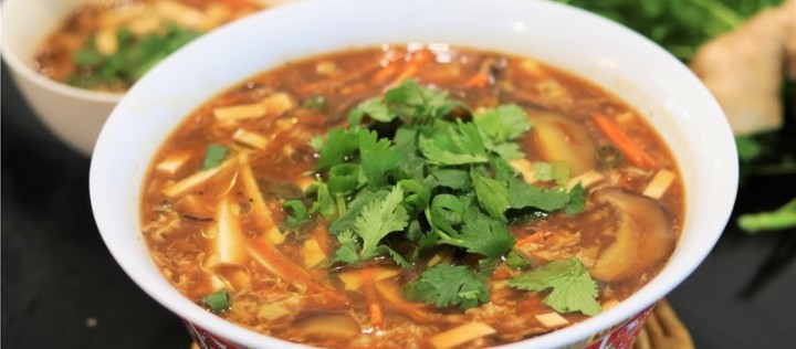 Chicken hot &sour soup
