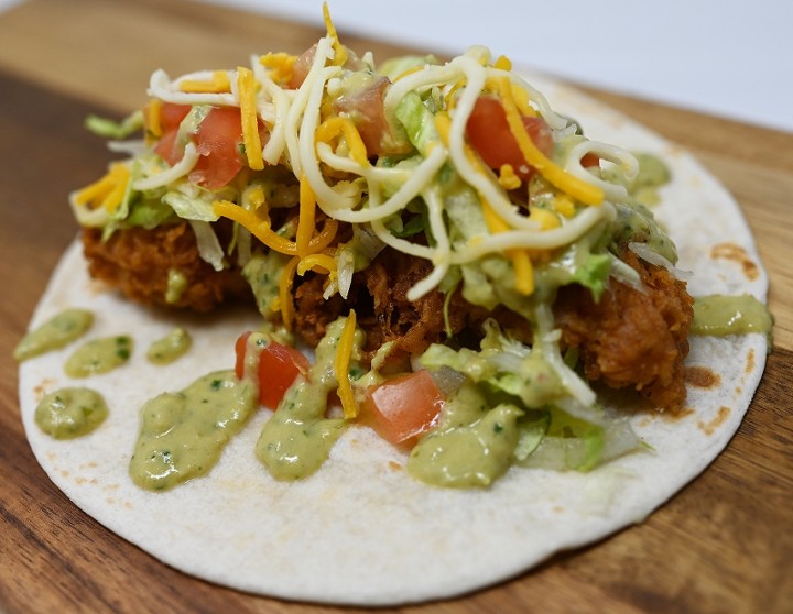 Crispy Fried Chicken Taco