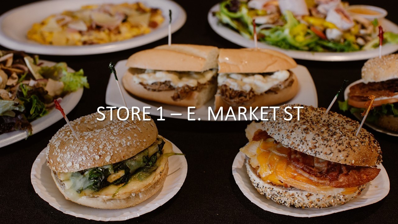 Mr.J's Bagels & Deli - Store 1
1635 E. MARKET ST.