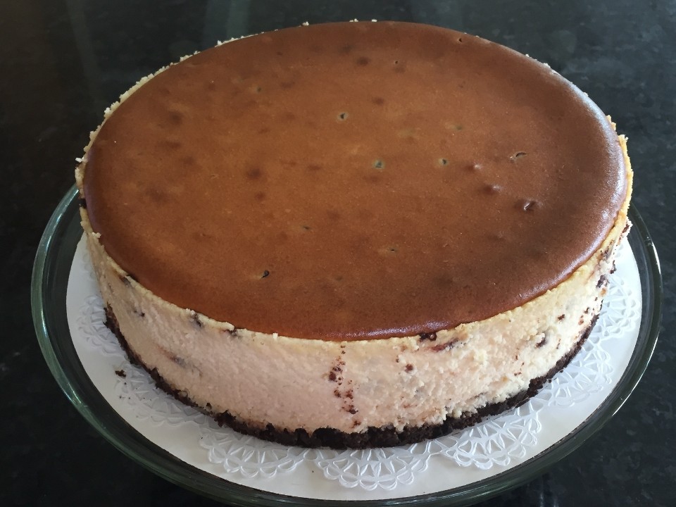 Bailey's Chocolate Chip Cheesecake Slice (GF)