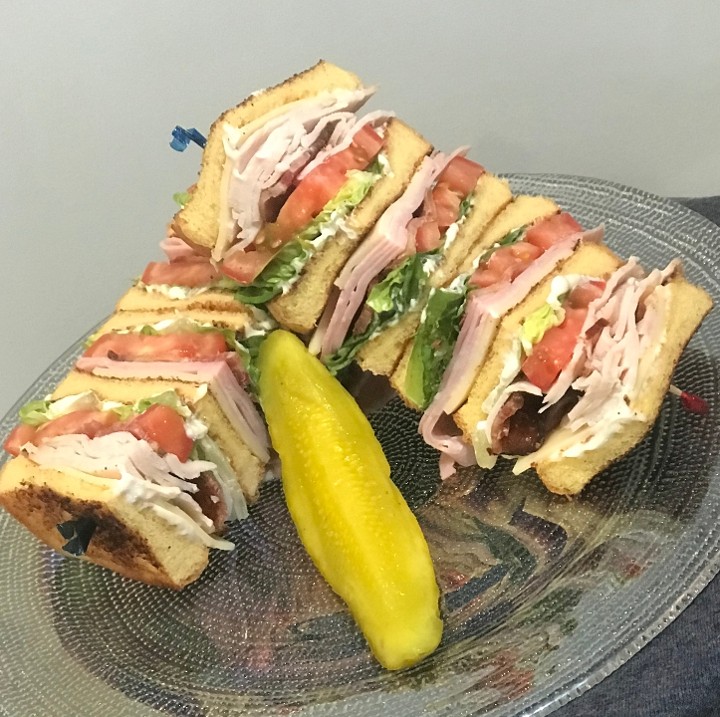 Ham & Turkey Club Sandwich