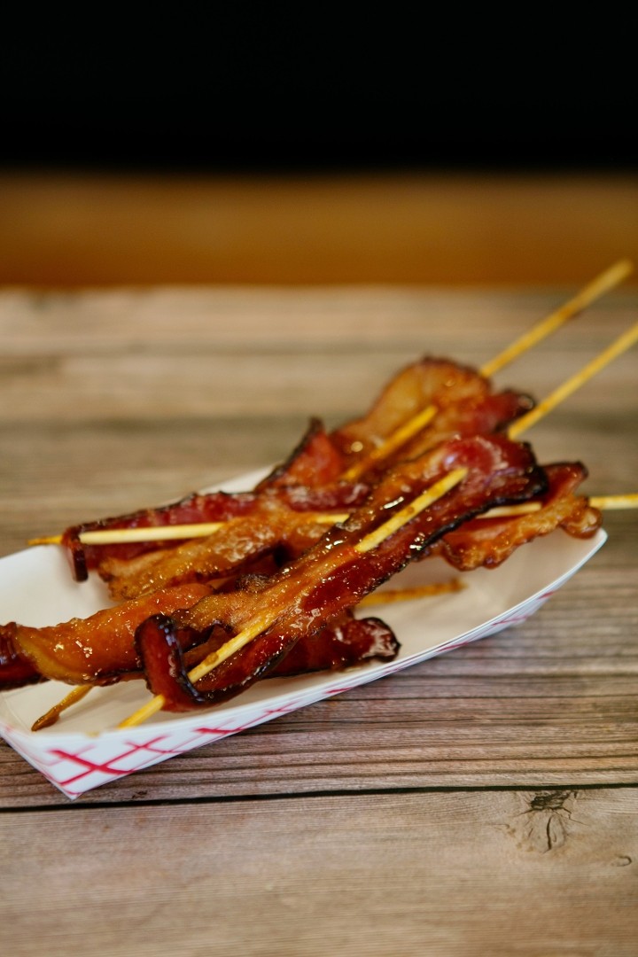 Bacon on a stick