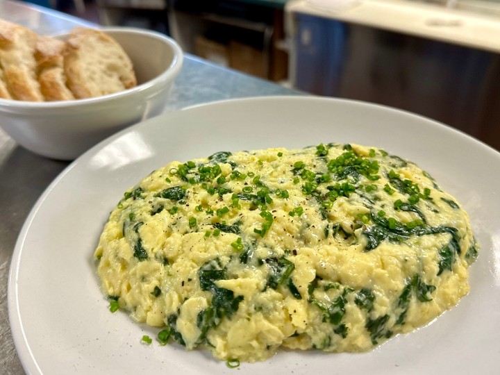 Creamed Spinach Omelet
