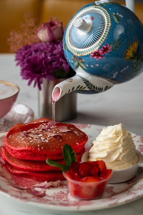 Rose Petal Pancakes