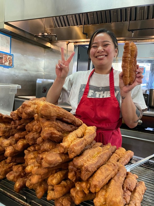 Lo Hoang Special!! Cháo Quẩy (Savory Fried Donuts)