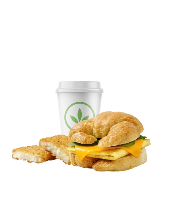 'Egg & Cheese' Croissant Meal