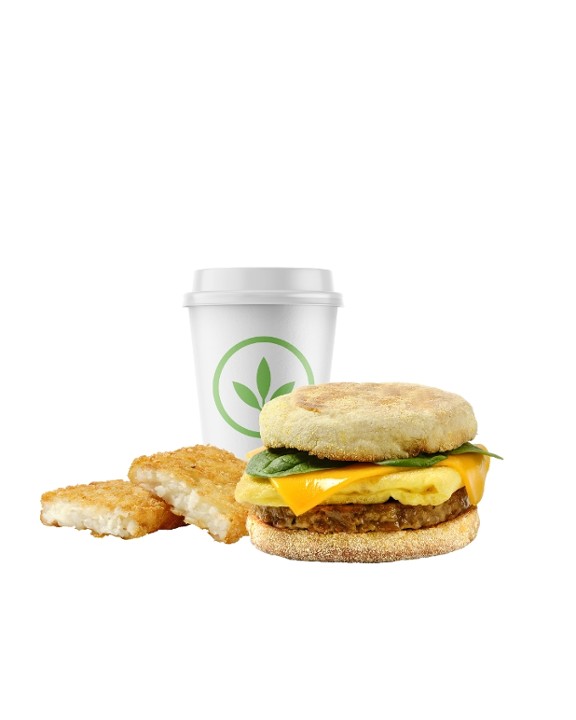 'Sausage Egg & Cheese' Muffin Meal