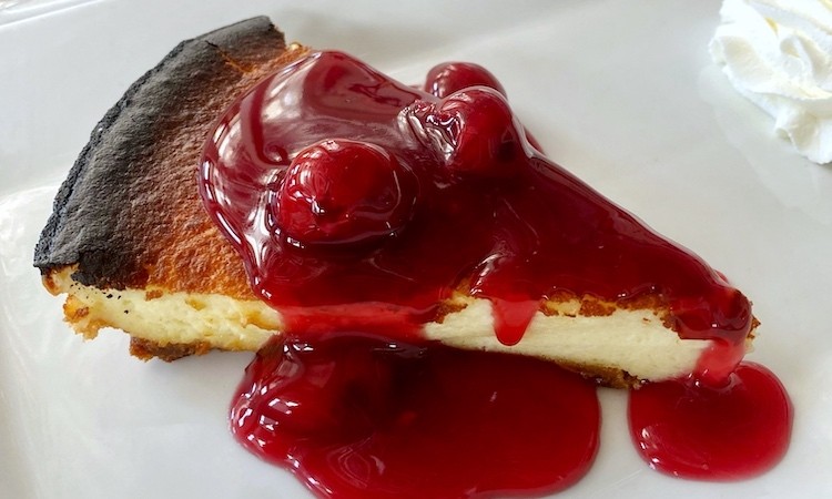 Basque-Style Cheesecake (Slice)