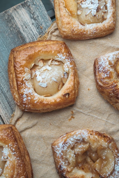 Pear Almond Danish