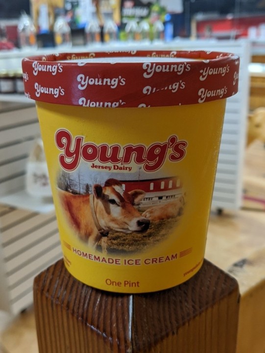 Pint of Young's Ice Cream
