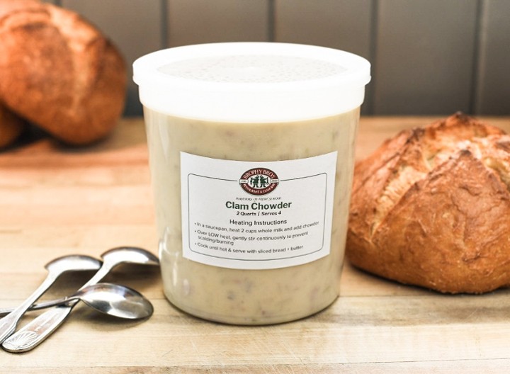 Home Kit - 2 QT Clam Chowder & Sourdough Boule