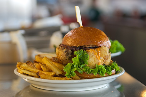 Fried Cauliflower Sandwich