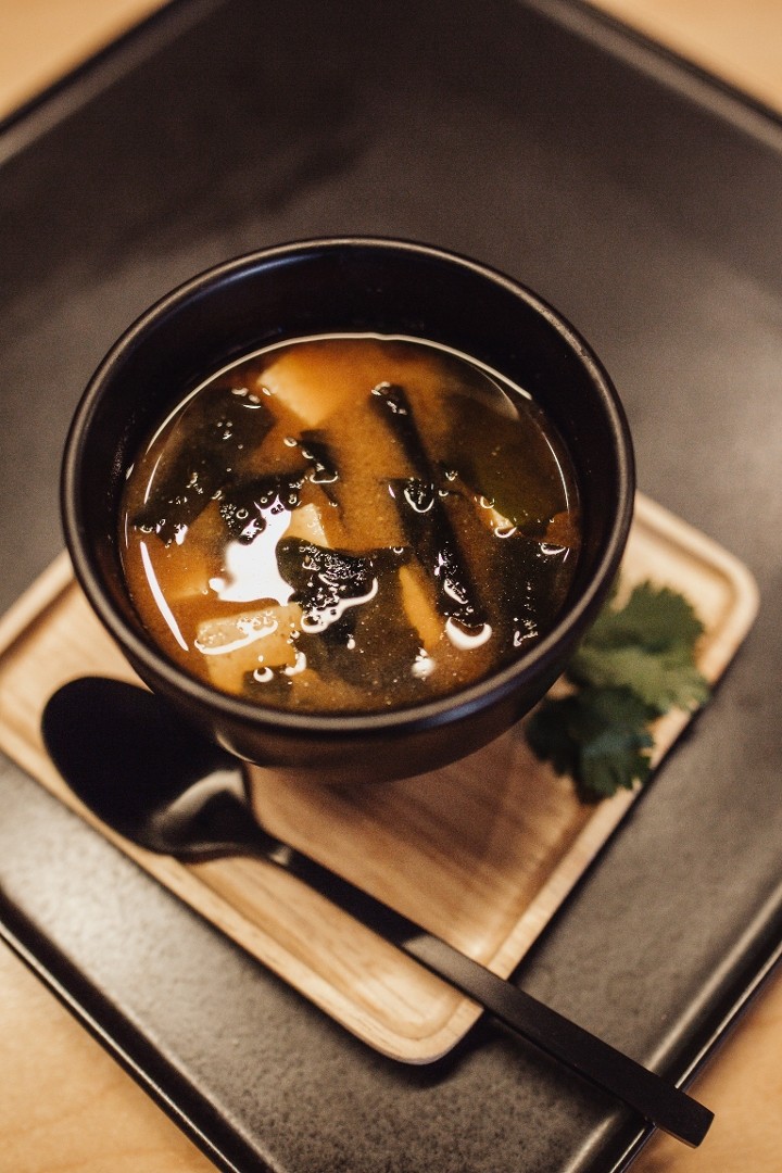spicy miso soup *