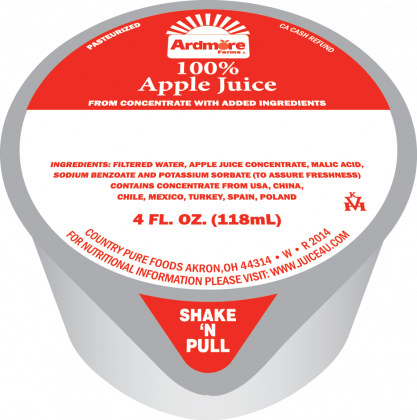 Apple Juice, 1 each, 4 oz.