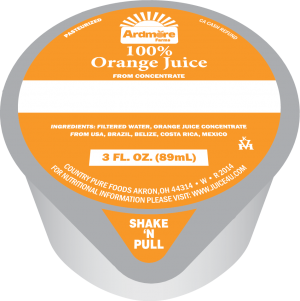 Orange Juice, 1 each, 4 oz.