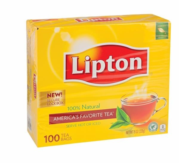 Lipton Black Tea, 1 box, 100 in box