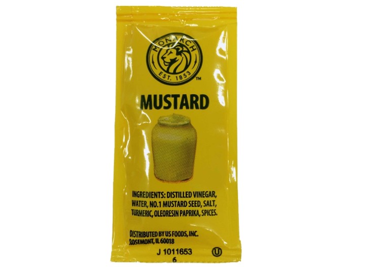 Mustard, 1 case, 500 each