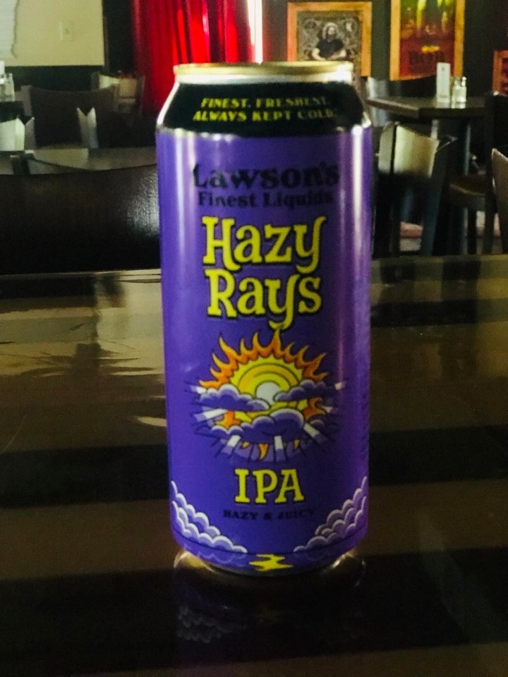 Lawson's "Hazy Rays" Hazy IPA
