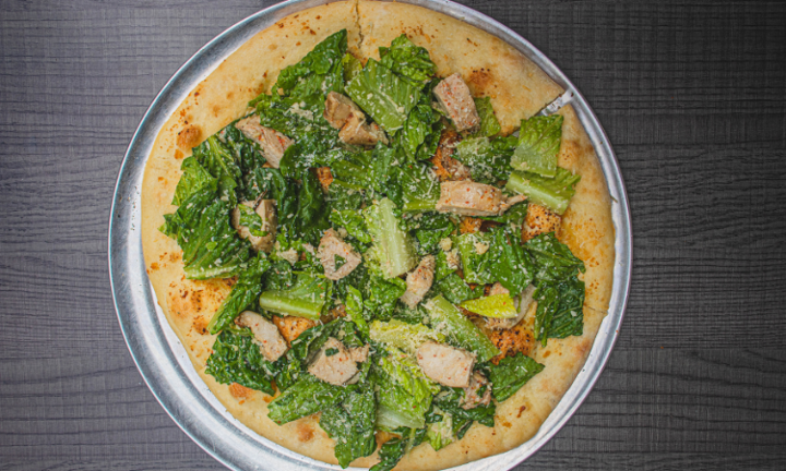 Chicken Caesar Salad Pizza