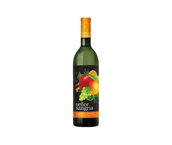 Senor Sangria White Glass