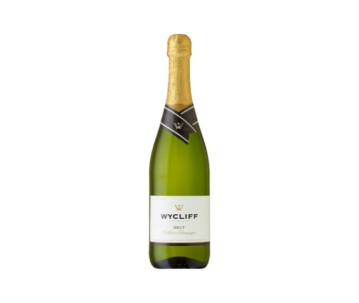 WyCliff Brut Glass