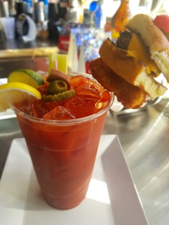 Loaded Bloody Mary with Lunch