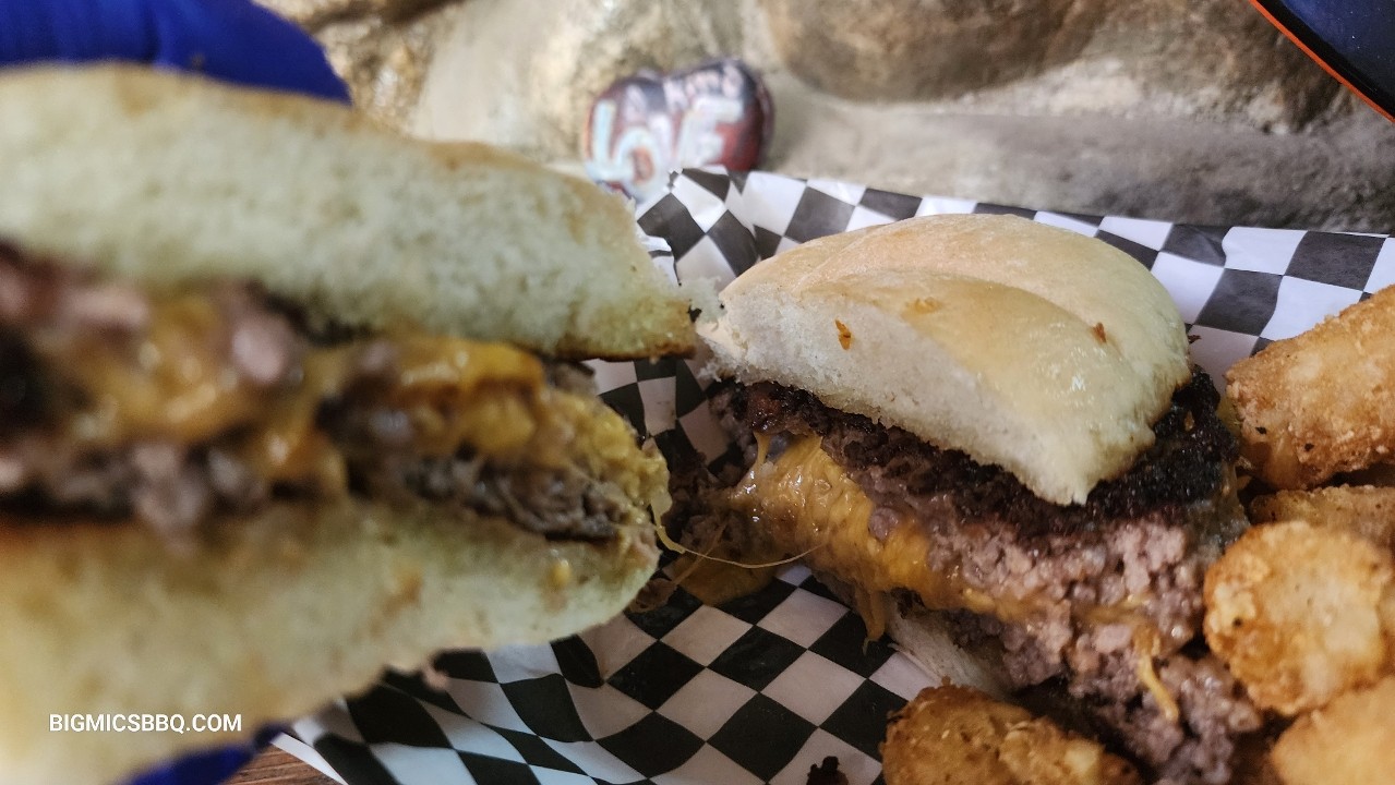 Big Mic's Seasoned Ground Brisket Burger