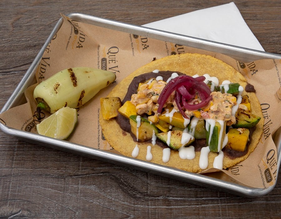#8 Calabacita Veggie Taco