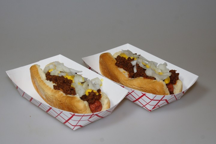 2 Coney Island Hot Dogs