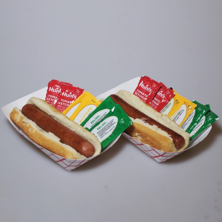 2 Nathan's Hot Dogs