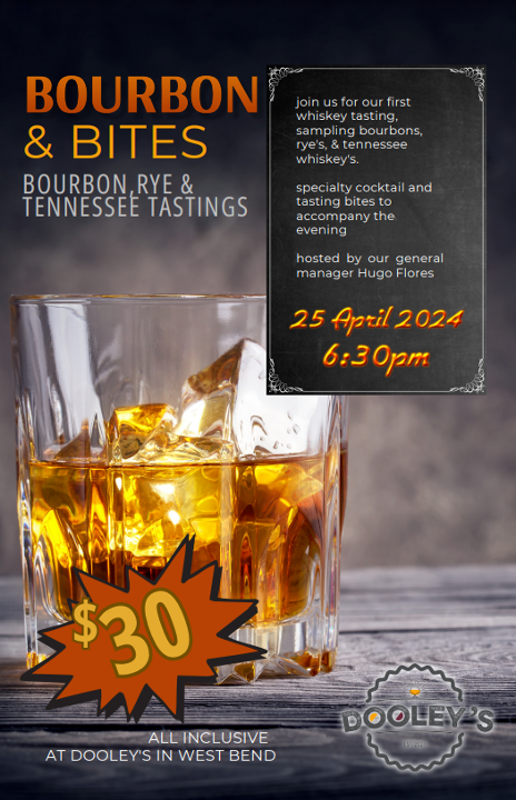 WB Bourbon Tasting April 25th