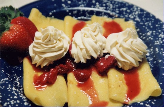 Strawberry Swedish Crepes