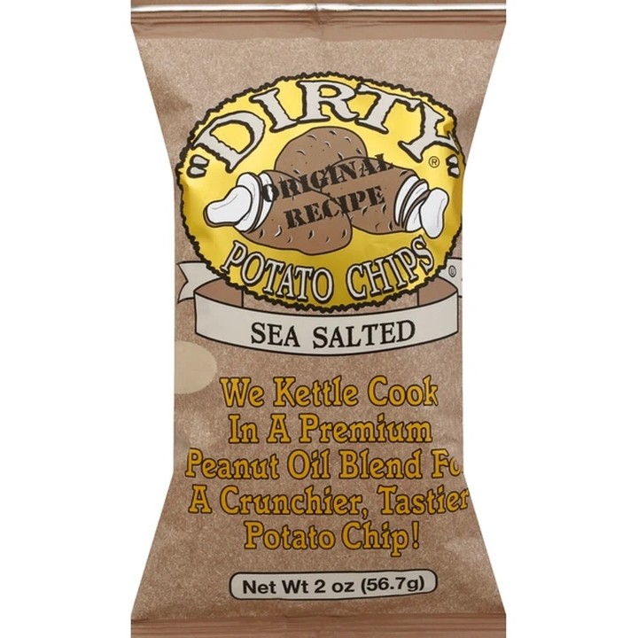 Dirty Sea Salt Chips, 2oz