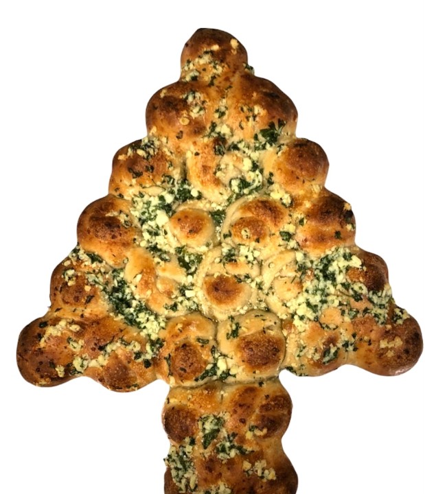Garlic Knot Christmas Tree